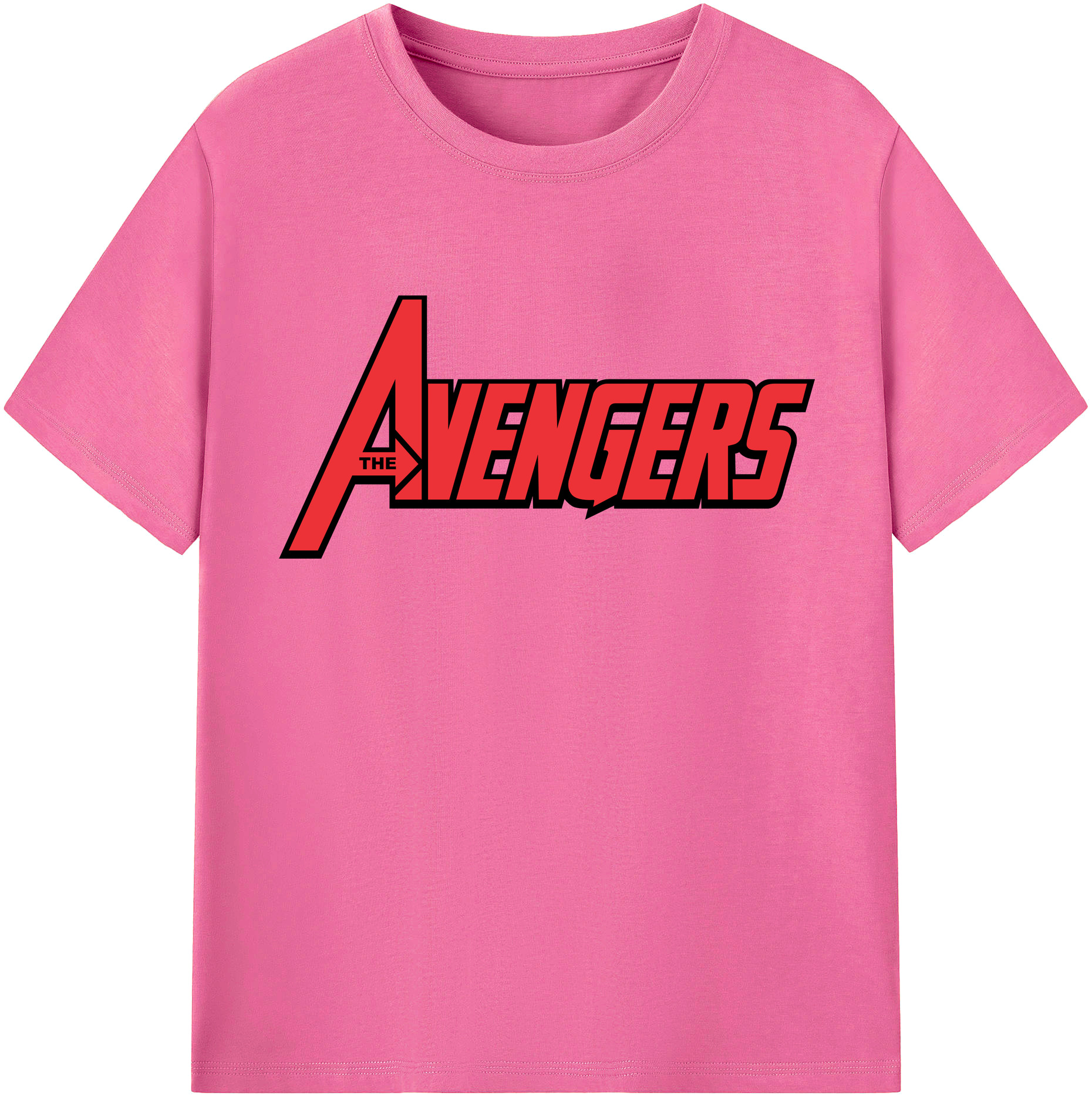 （画像用） アベンジャーズ The Avengers レディースカジュアルプリントTシャツ（綿100％）